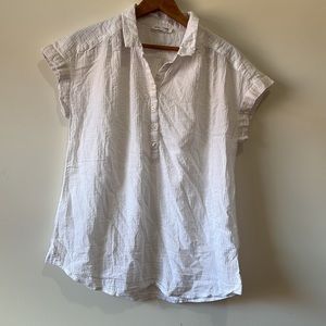 🍎 beachlunchlounge collection 100% cotton white top size M